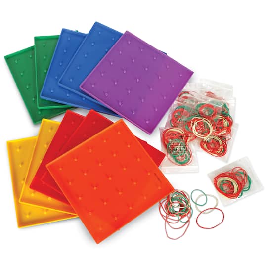 Learning Resources 7&#x22; Geoboards, 10ct.
